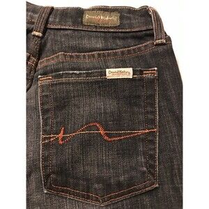 David Kahn Women's Jeans Bootcut Distressed Jeans Size 4 X 31 Altered Taken In